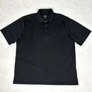 Core 365 By North End Polo Shirt Men's Sz XL Black Dri-Fit Moisture Wicking Golf